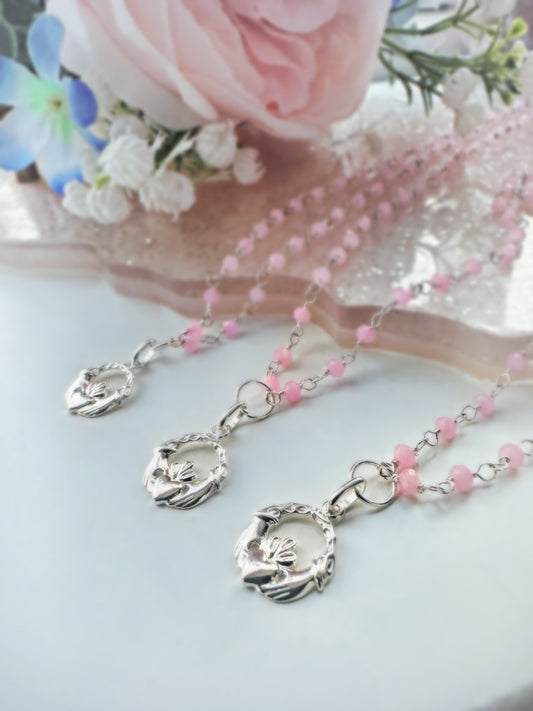 925 Sterling Silver Claddagh Necklace