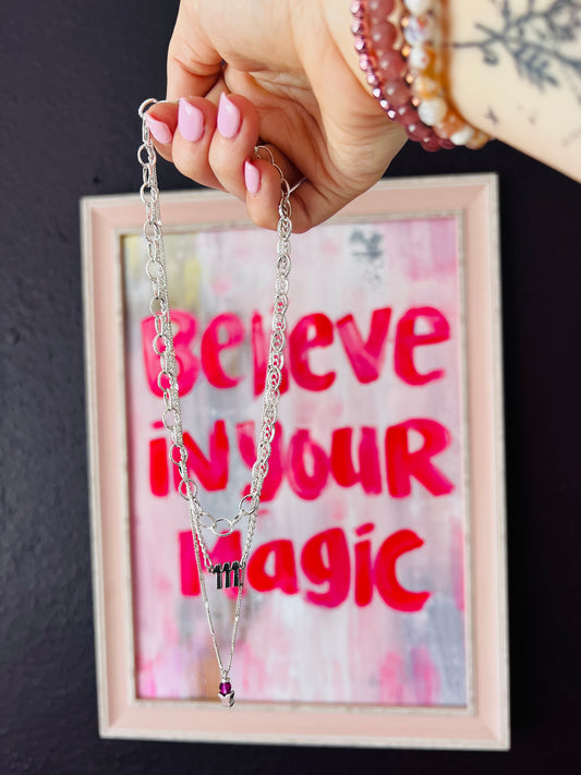 Set of 3 Angel Number  111 necklace