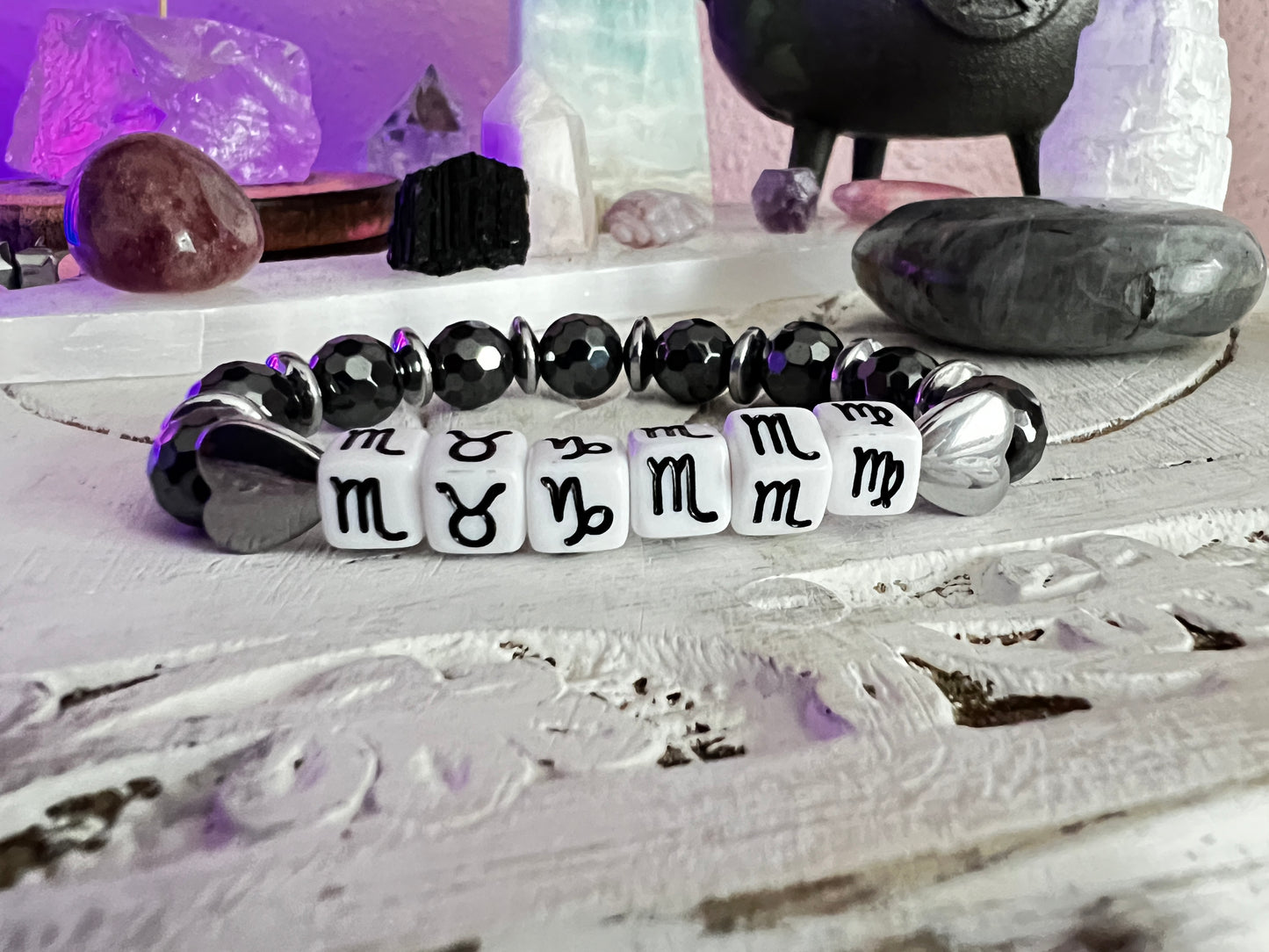 Zodiac sign bangle