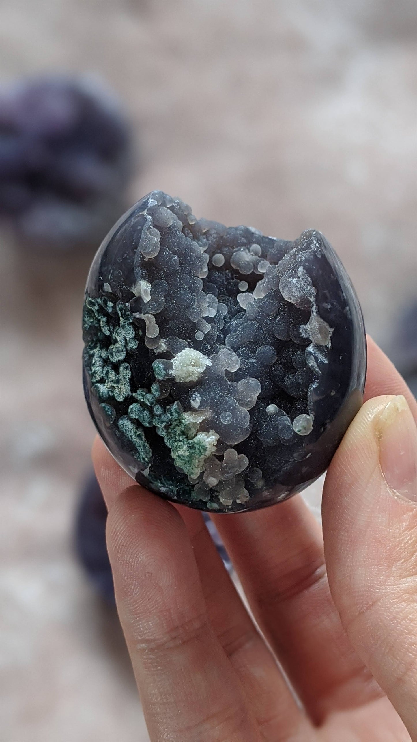 Purple Chalcedony  Crystal