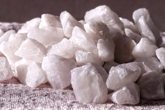 Raw Snow  Quartz Large