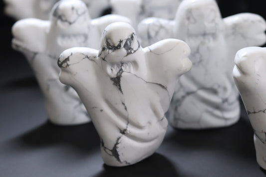 Howlite Ghost Carvings