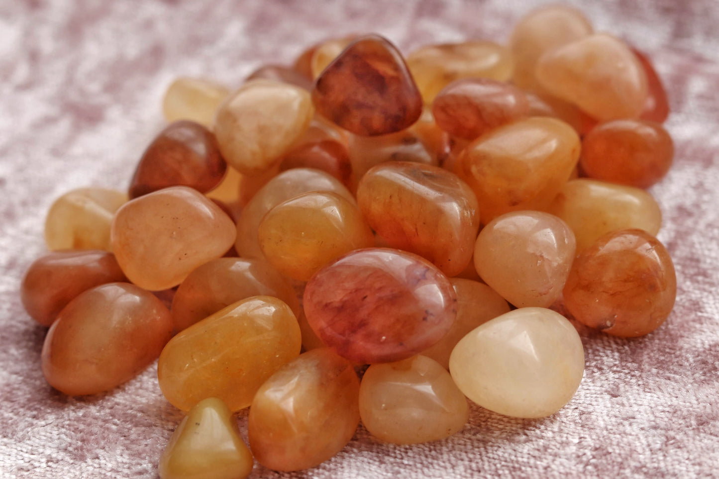 Golden Healer Quartz  Medium Tumbled  Stone
