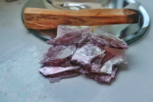 Lepidolite  Raw Bi Colour