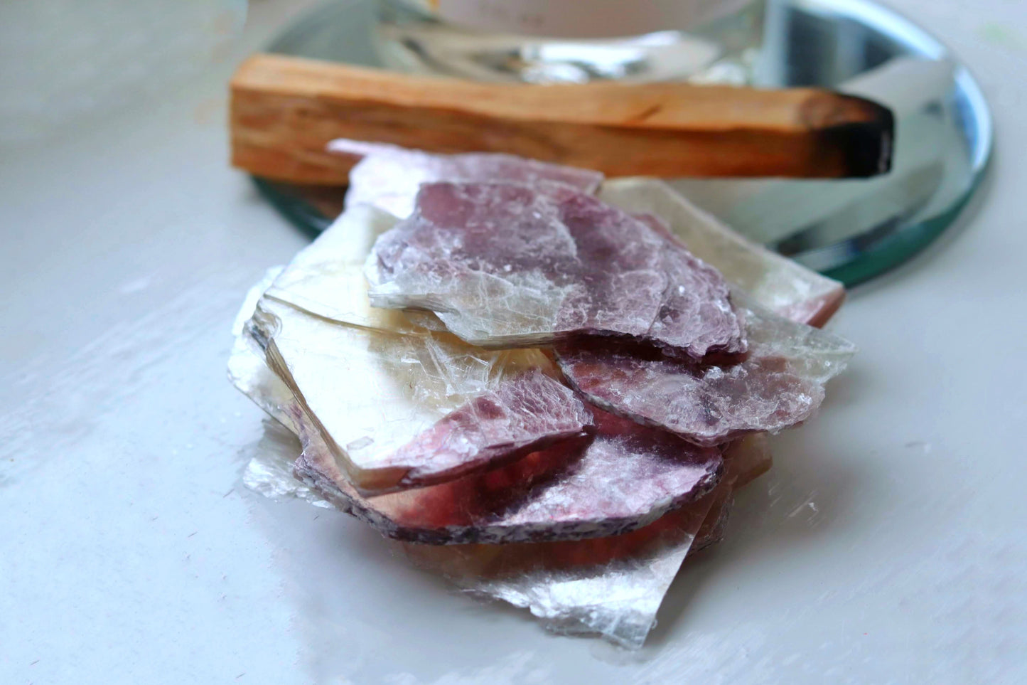 Lepidolite Raw Bi Colour
