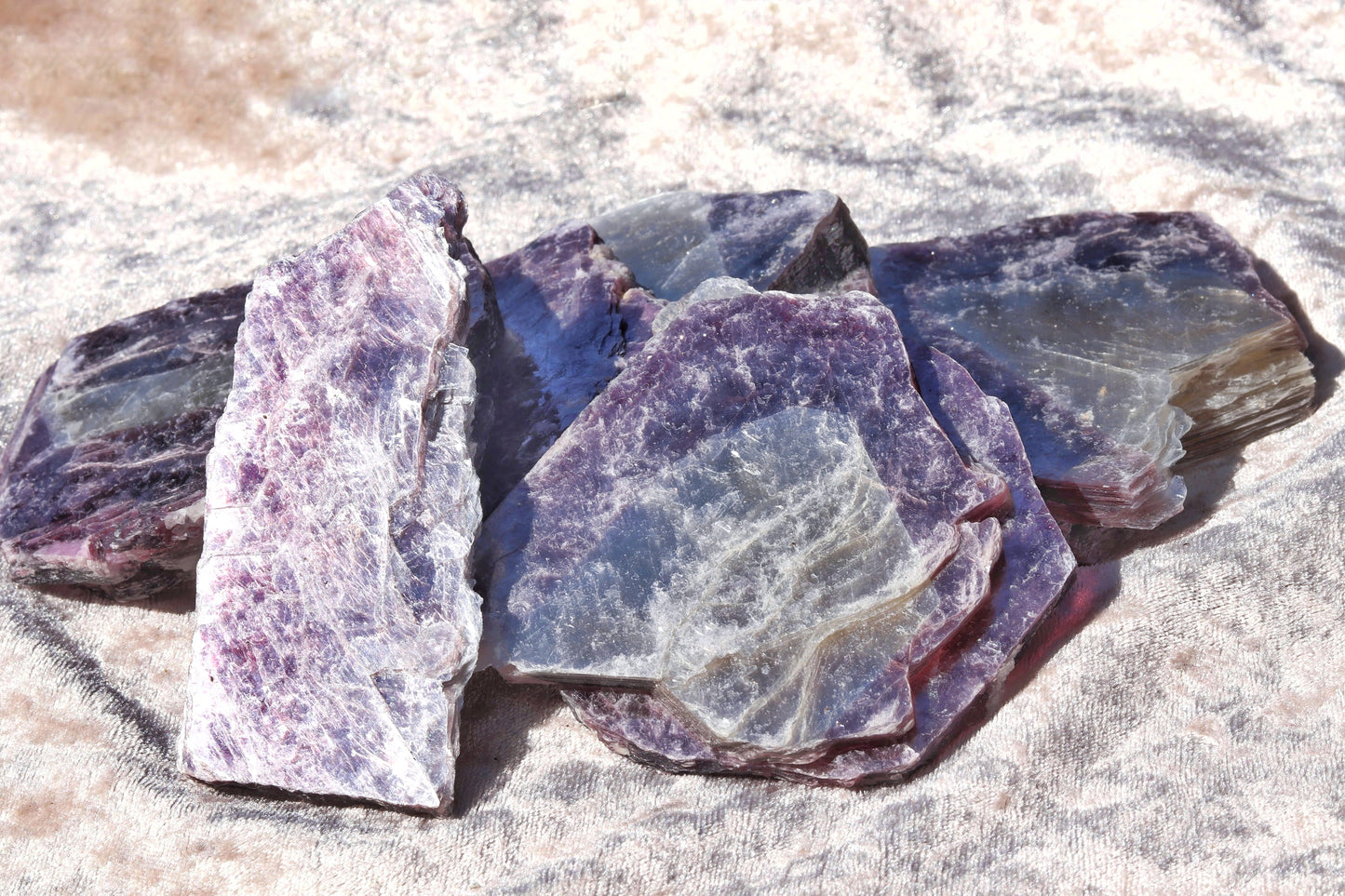 Lepidolite  Raw Bi Colour