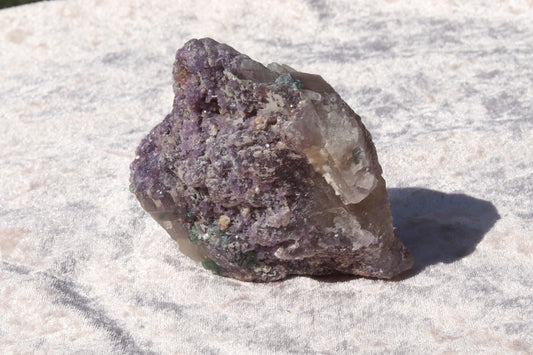 Lepidolite & Tourmaline On Quartz