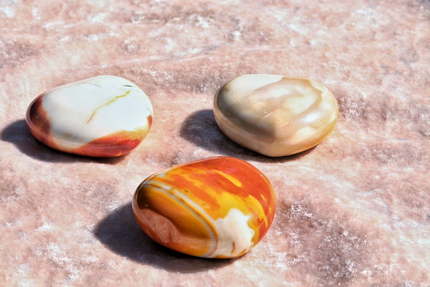 Mookaite Jasper Carved  Heart