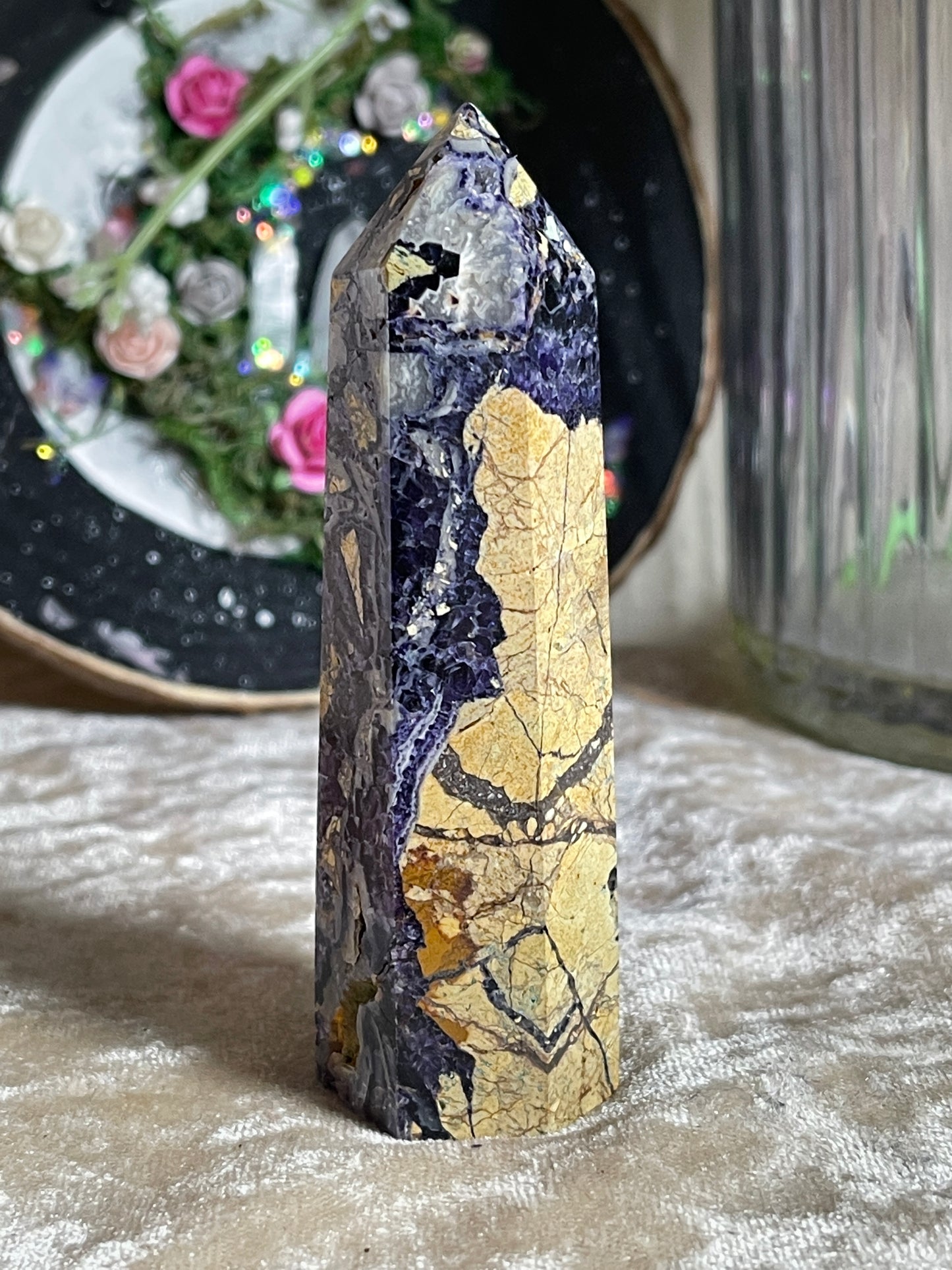 Opalized Fluorite Tower