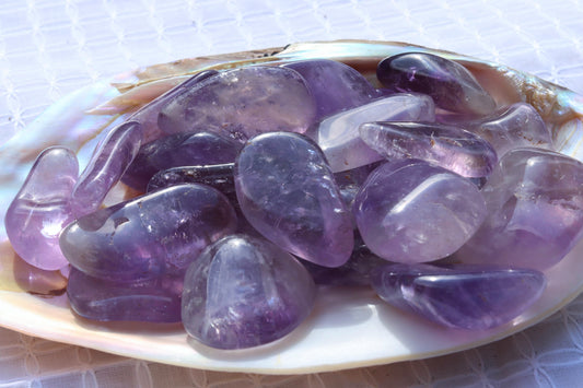 Brazilian Amethyst Small Tumbled Stone