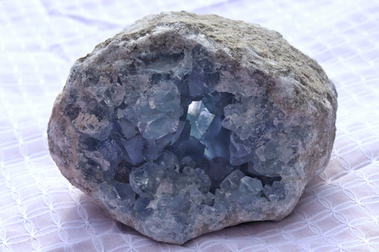 Celestite (Celestine) XL Geode