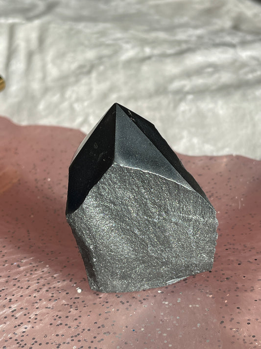 Heamatite Cut Base Half Polished