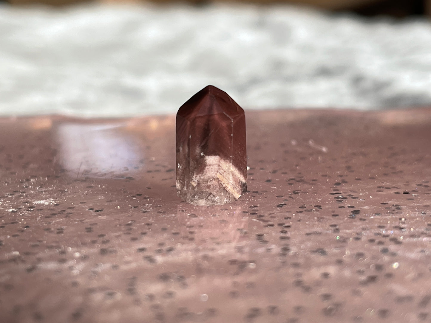 Pink Lithium Polished Quartz Mini Point