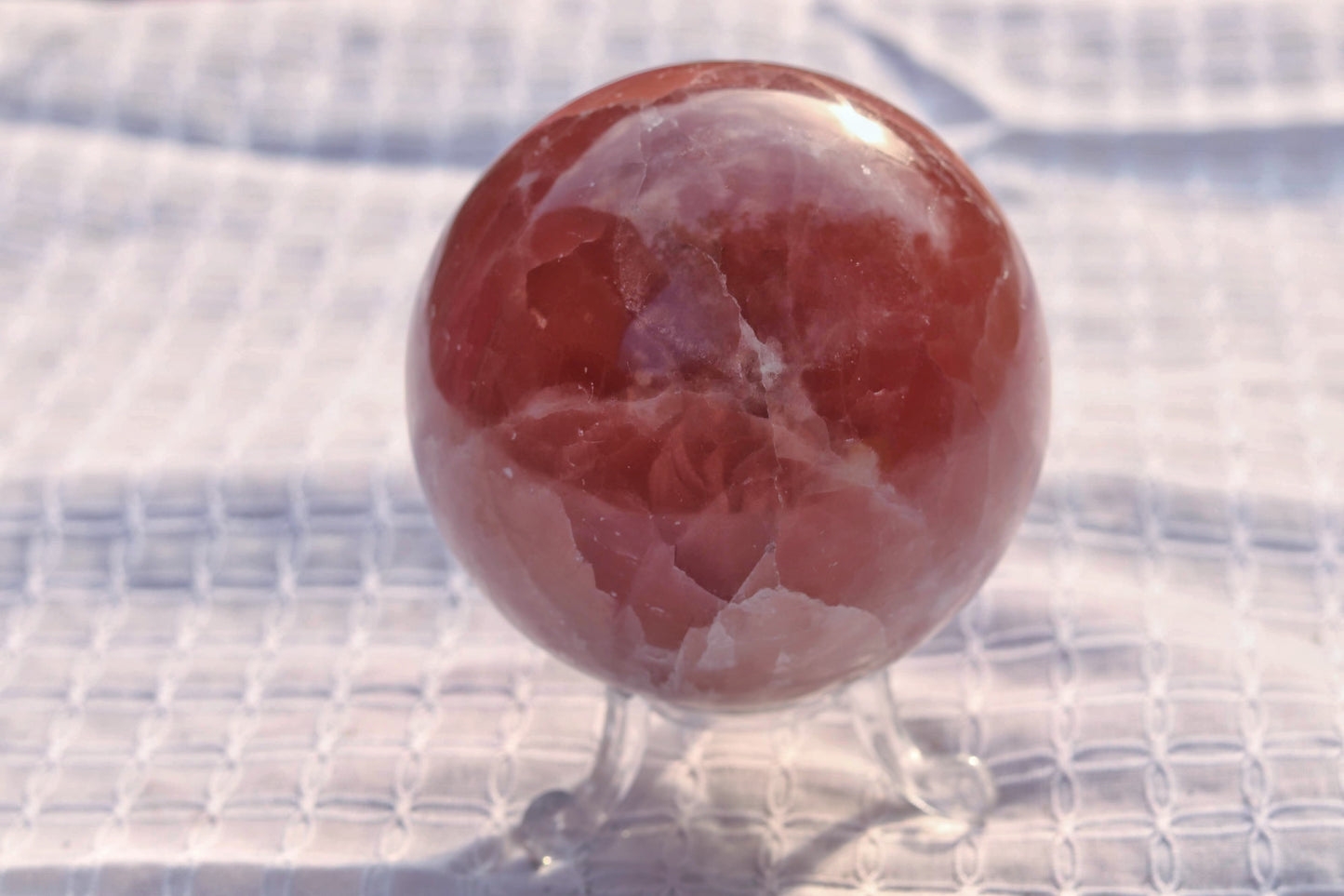 Rose Calcite Sphere