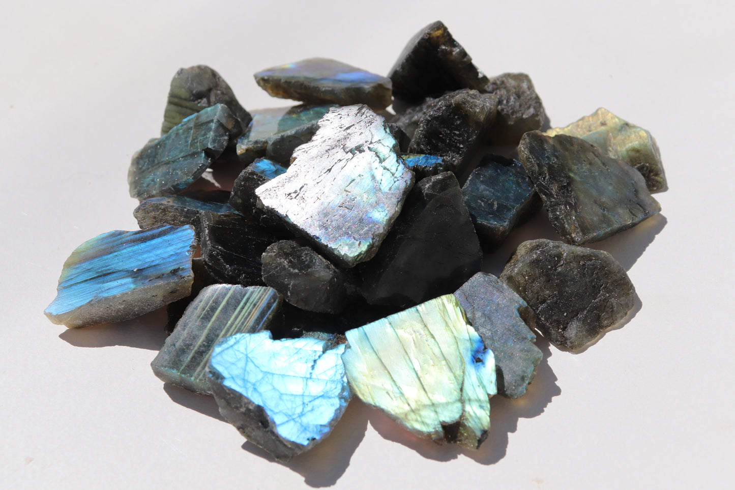 Labradorite Top Polished Crystal Slice