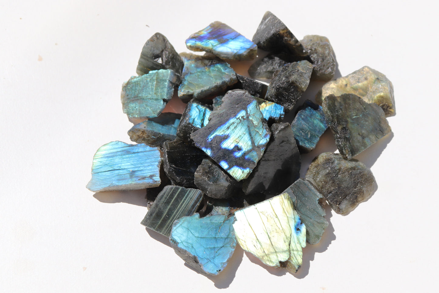 Labradorite Top Polished Crystal Slice