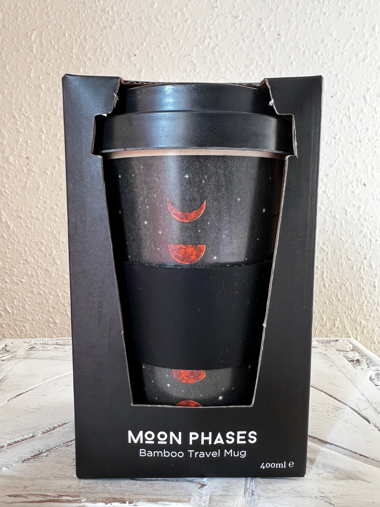 Moon phase bamboo eco travel cup