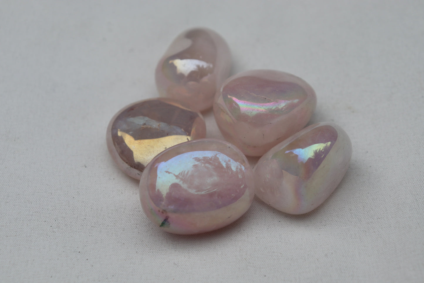 Rose Quartz Aura Large Tumbled Stone