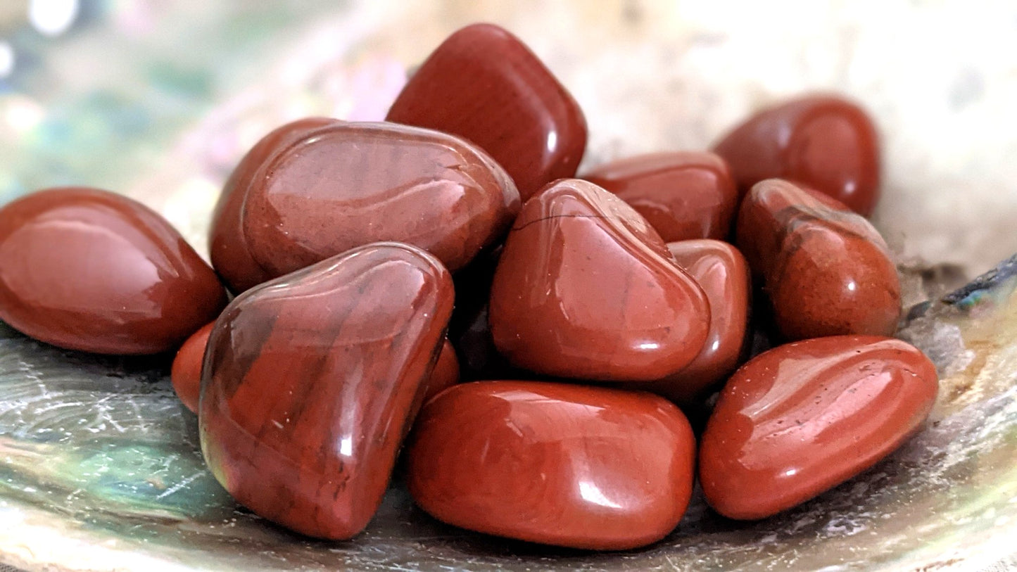 Red Jasper Large  Tumbled Stone
