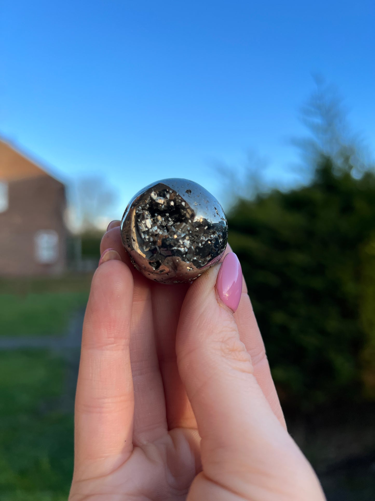 Pyrite fools gold mini sphere
