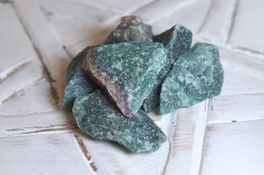 Raw Green Aventurine