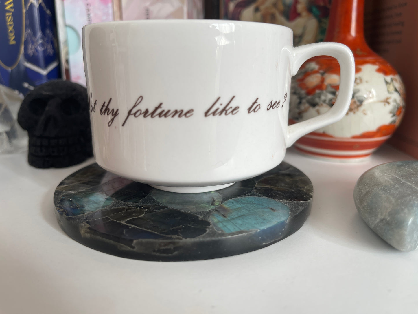 Labradorite slab/coasters