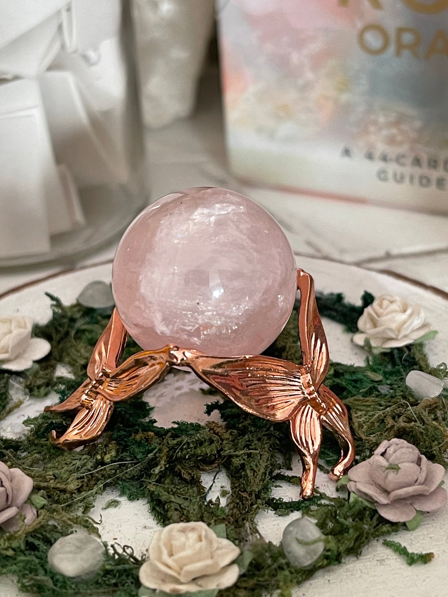 Butterfly Crystal Altar Stands