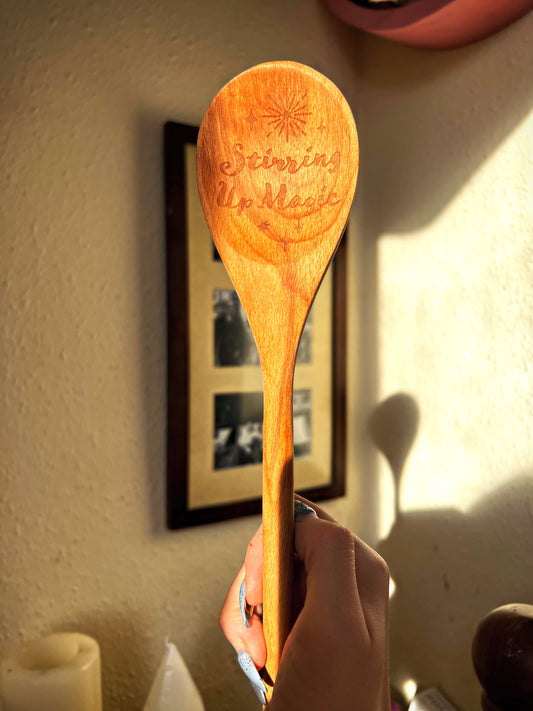Stirring up Magic Wooden spoon