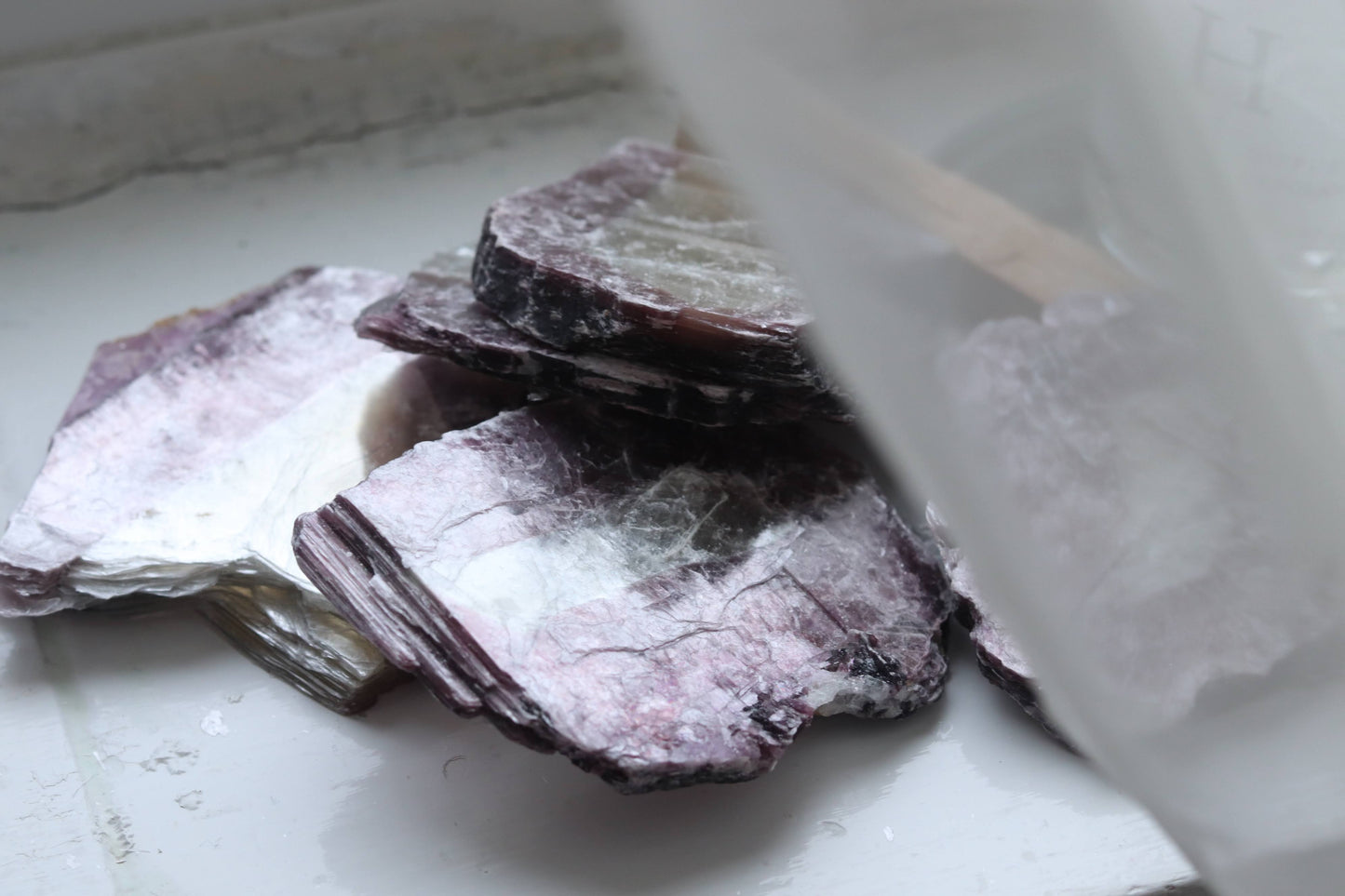 Lepidolite Raw Bi Colour