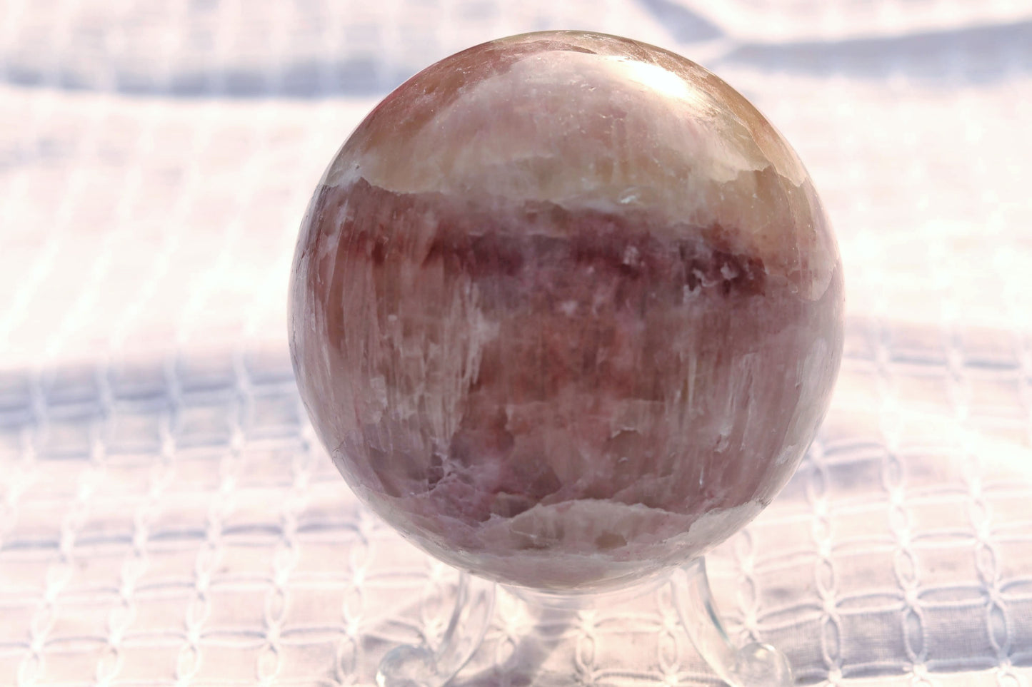 Rose Calcite Sphere